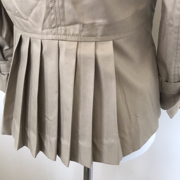 New Ya-Ya Open Front Fitted Trench Style Blazer - Picture 4 of 7